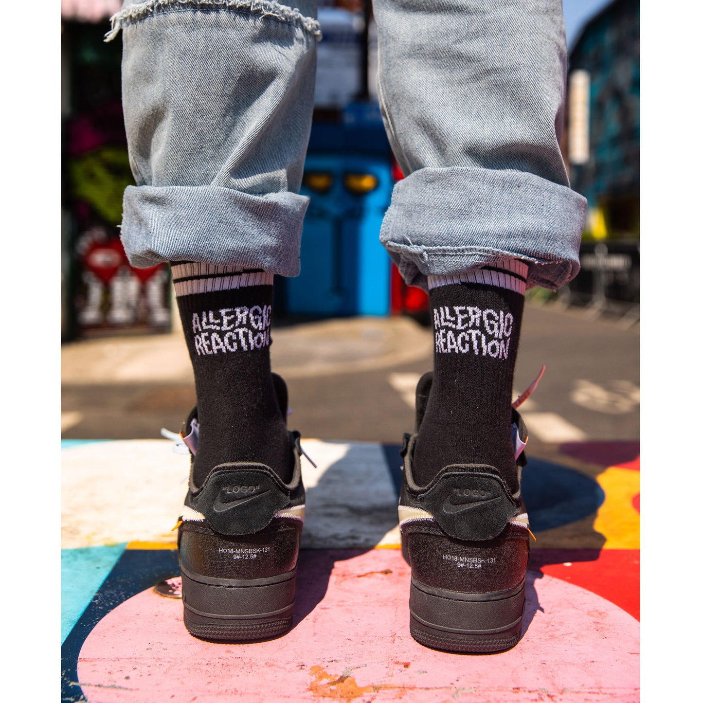 Unisex Logo Socks - Black